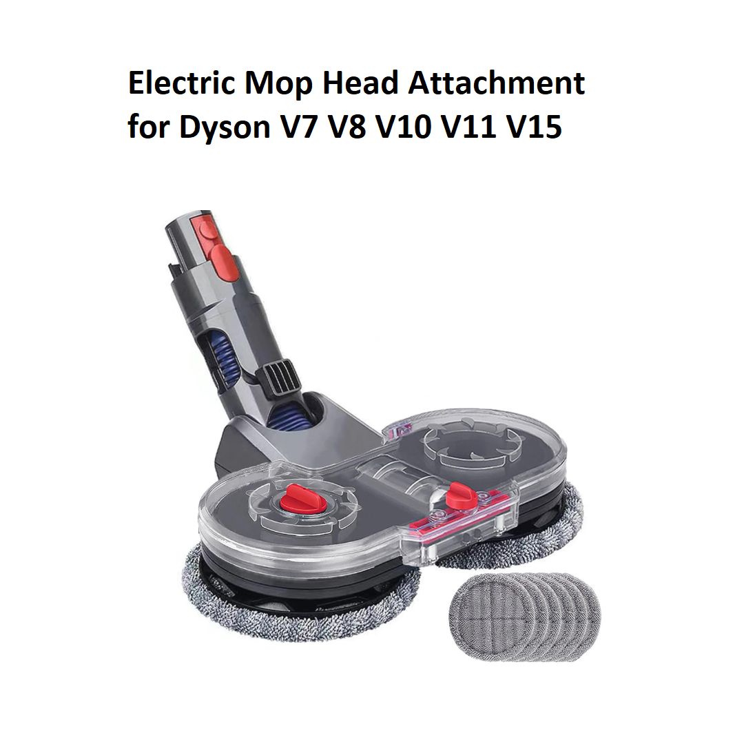 Electric Mop Head Attachment for Dyson V7 V8 V10 V11 V15 – Wet & Dry Floor Cleaner-NEW