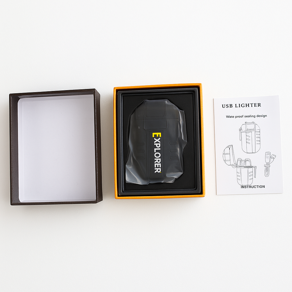 EXPLORER Electric Arc Lighter – USB Rechargeable Windproof