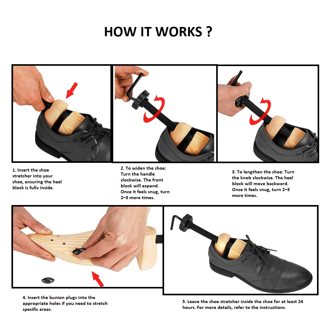 Wooden Shoe Stretcher-NEW