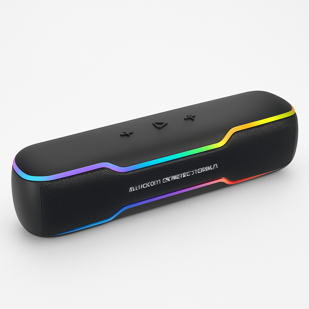 Bluetooth RGB Gaming Soundbar 20W Stereo Speaker with FM/TF/USB/AUX-NEW