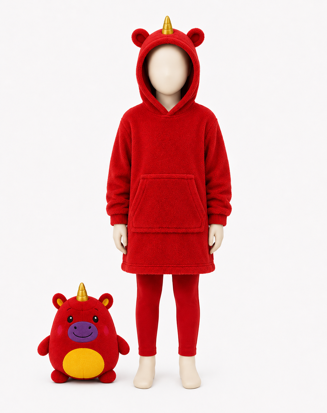 Kids Blanket Hoodie– Convertible Plush Hoodie Blanket-NEW