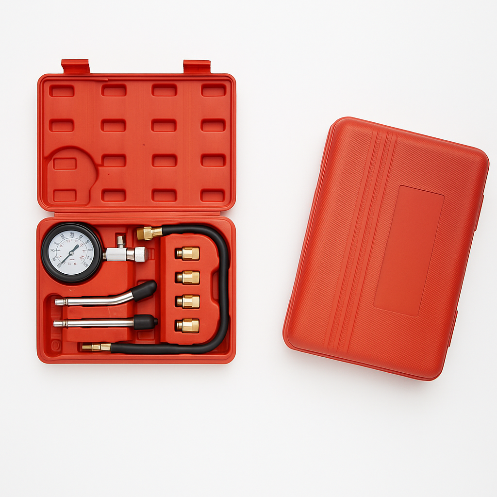 Petrol Engine Compression Tester Kit Tool Set 300 PSI-NEW