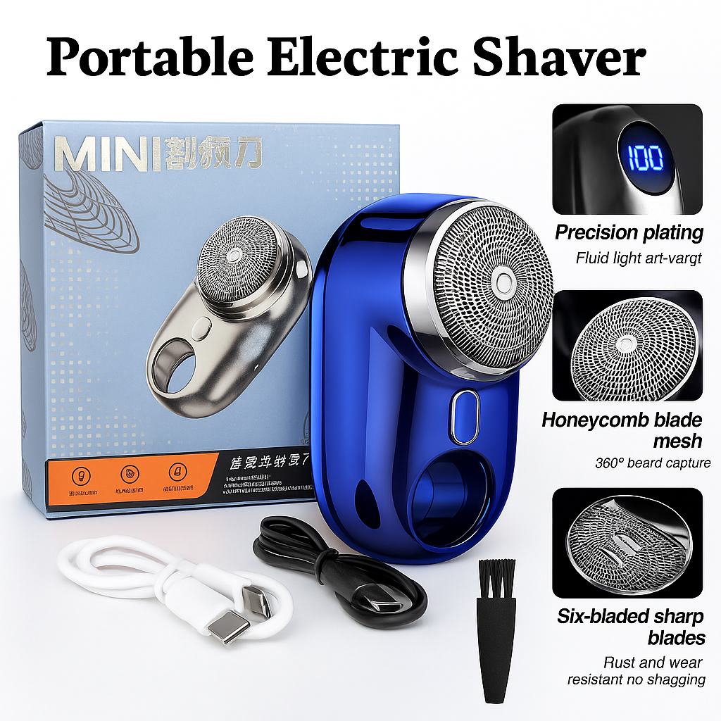 Mini LCD Rechargeable Electric Shaver-NEW