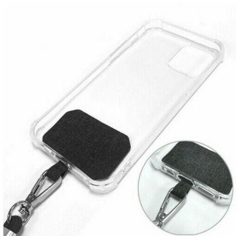 Universal Mobile Phone Lanyard Adjustable Hanging Neck Strap With Patch Fashion