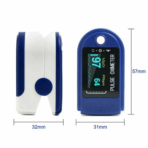 Professional Finger Pulse Oximeter Blood Oxygen Saturation Heart Rate Monitor AU