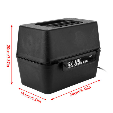 12V Portable Stove Oven Food Warmer for 4WD Car Truck Caravan Camping 12 Volt