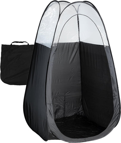 Spray Tan Tent Pop Up Sunless Body Tanning Sun Care Portable Carry Bag Black New