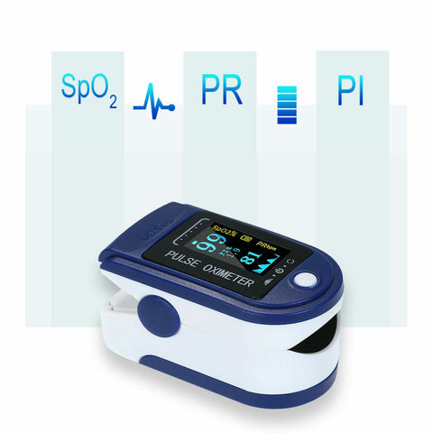 Professional Finger Pulse Oximeter Blood Oxygen Saturation Heart Rate Monitor AU