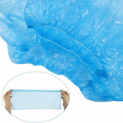 100-500x Disposable Plastic Shoe Covers Rain Overshoes Protector Waterproof