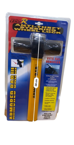 Car Steering Wheel Lock Security Safe Anti-theft Steer Lock Tools W/ 2 Keys