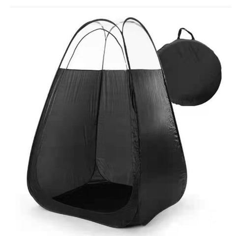 Spray Tan Tent Pop Up Sunless Body Tanning Sun Care Portable Carry Bag Black New