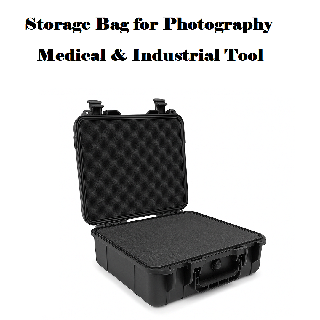 Waterproof Hard Carry Tool Case – Large 42cm Camera Storage Box with Foam-NEW
