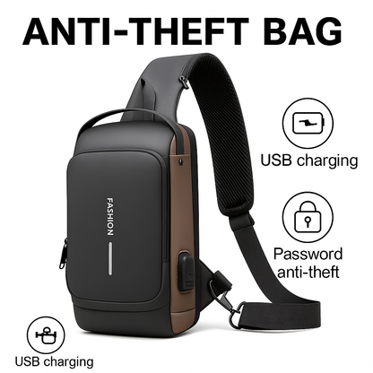 USB Charging Anti-Theft Shoulder Bag-NEW