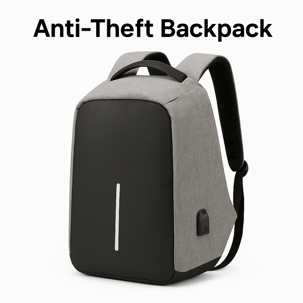 Anti-Theft Laptop Backpack Waterproof with USB Charging Port NEW