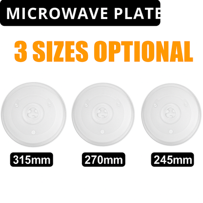 Microwave Glass Turntable Plate – Replacement Tray (245mm / 270mm / 315mm)-SN510-NEW
