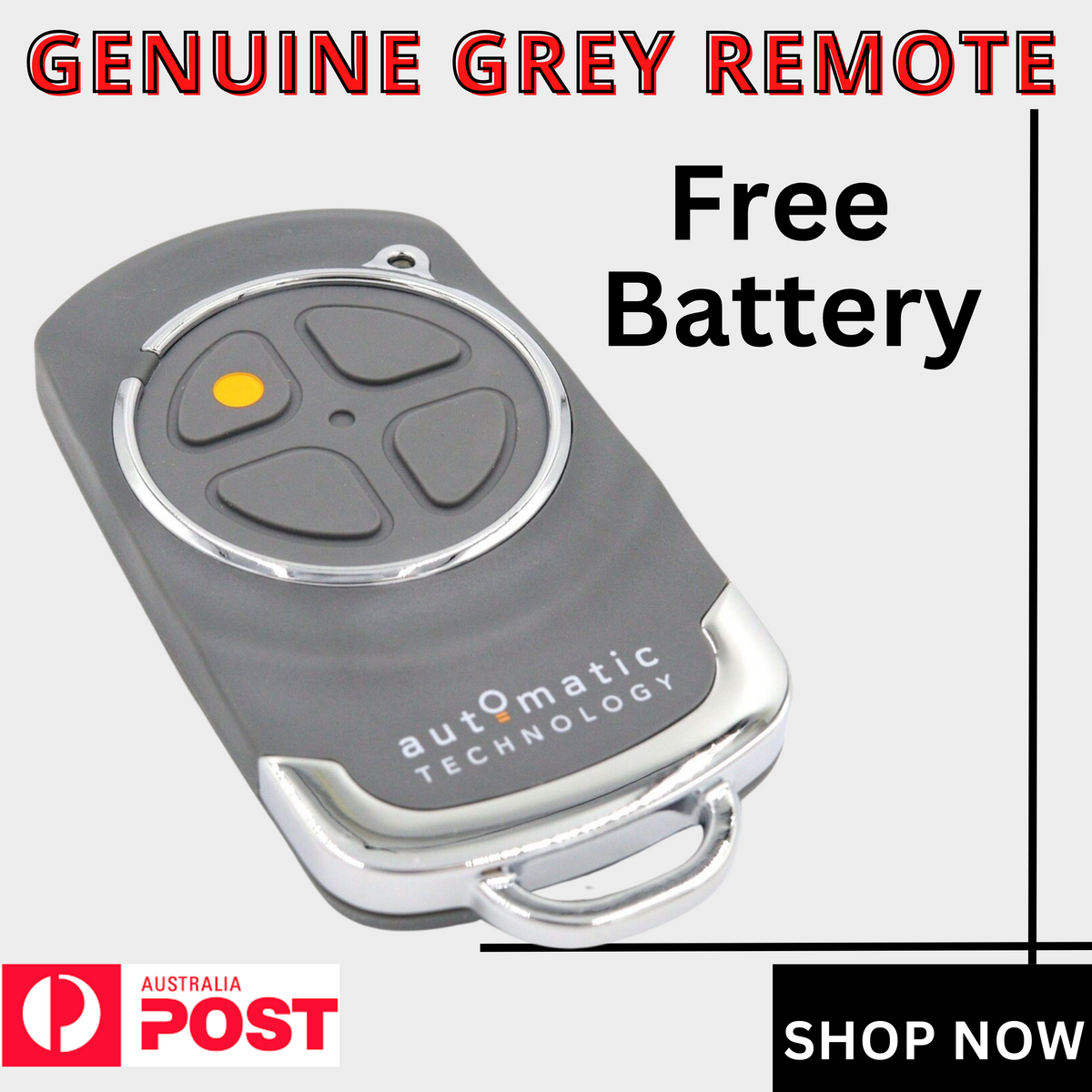 ATA PTX-6V1 Genuine Grey Remote