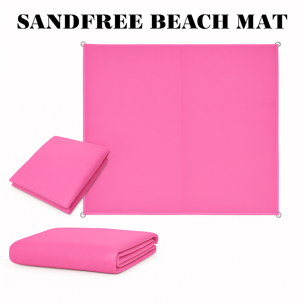 Sand Free Beach Mat – 200×200cm Sand Proof Outdoor Picnic Blanket-NEW