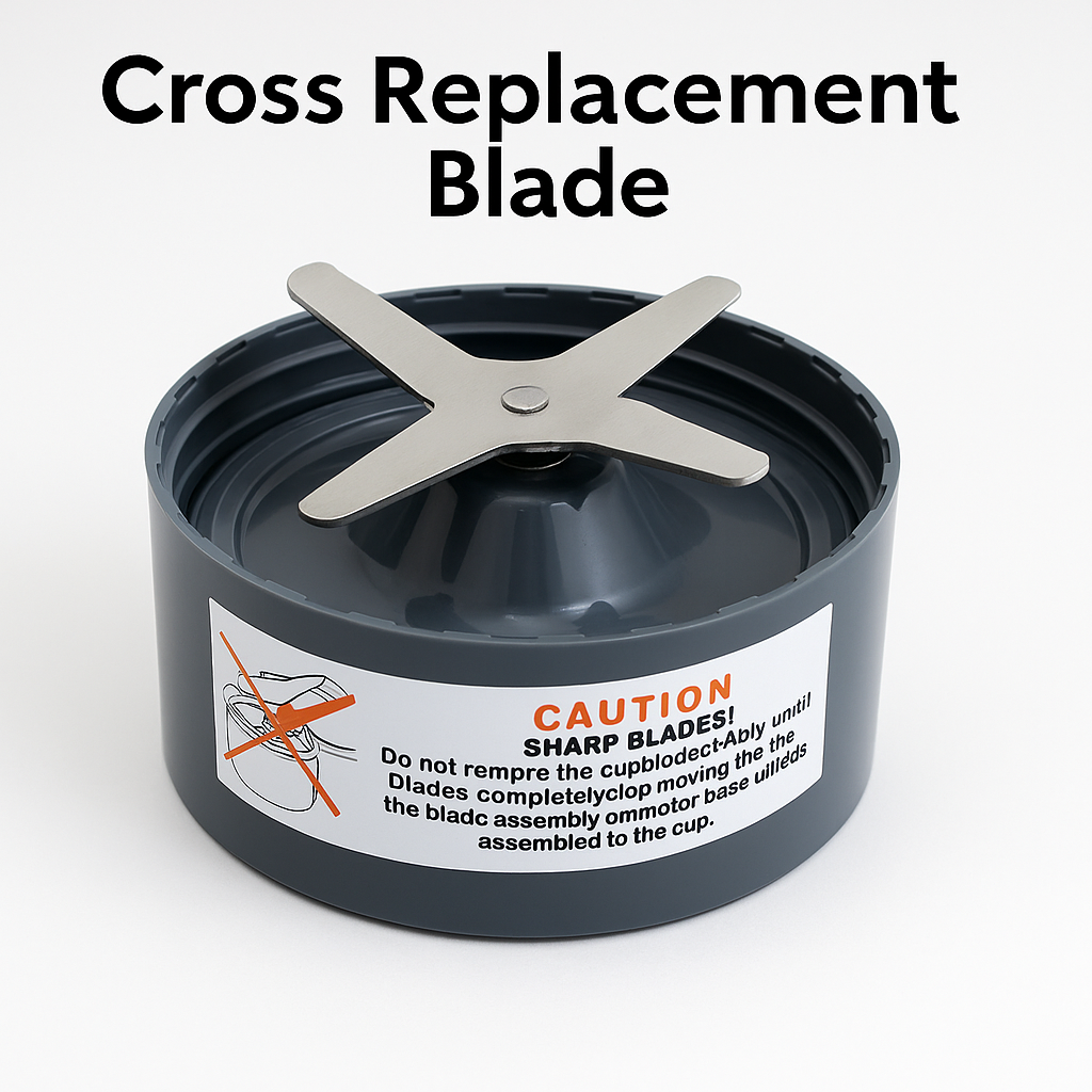 Extractor Cross Blade Replacement for NutriBullet 600W 900W Pro Series -NEW