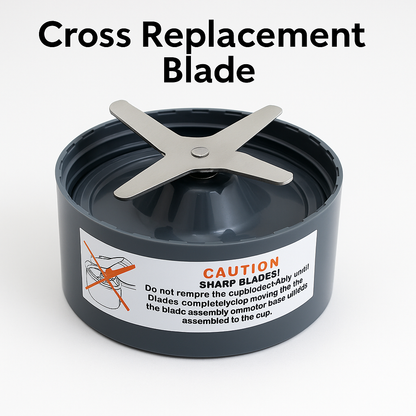 Extractor Cross Blade Replacement for NutriBullet 600W 900W Pro Series -NEW