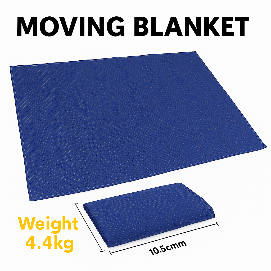 Moving Blanket Furniture Protection Heavy Duty Quilted Removalist –(5PCS)-NEW