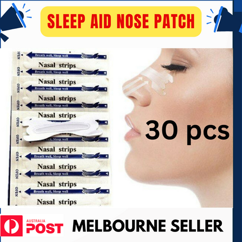 30pcs Clear Breath Better Nasal Strip Nose Strips Sleep Aid Nose Patch FeelRight