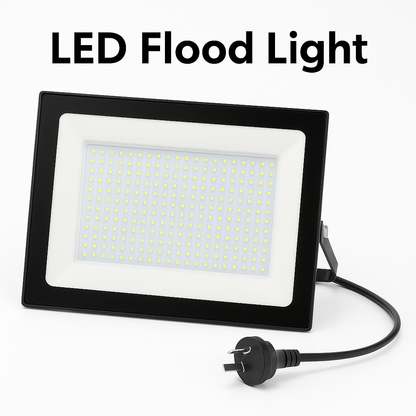 LED Flood Light 300W IP66 Outdoor Spotlight 240V Cool White AU Plug-NEW