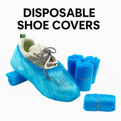 100/300PCS Waterproof Plastic Shoe Covers Rain Outdoor Room Disposable Overshoes -NEW