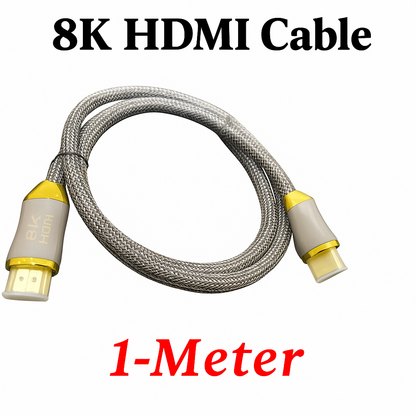 8K HDMI 2.1 Braided Cable-New