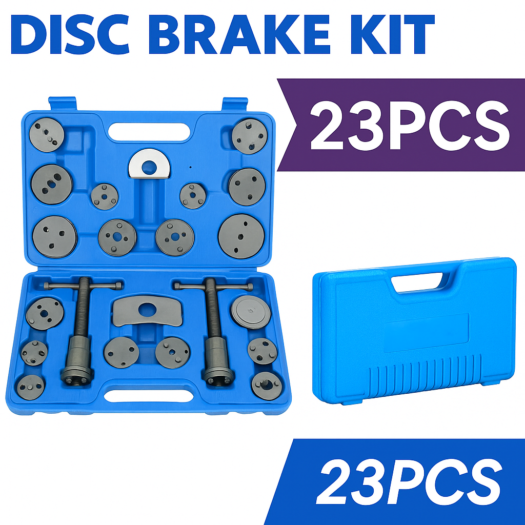 23pcs Disc Brake Wind Back Tool Kit to Rewind Car Automotive Caliper Piston-NEW