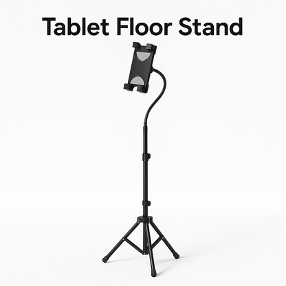 LIUGAST Tripod Stand for Tablet and Smartphone with Adjustable Height-NEW