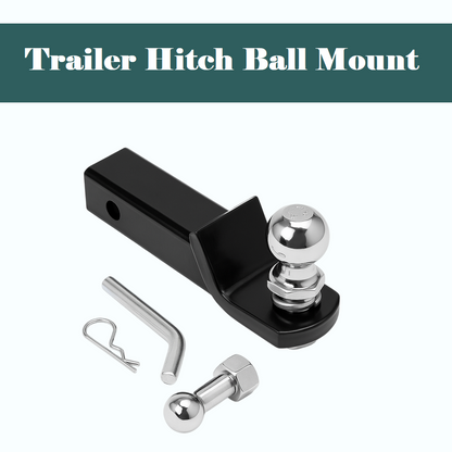 Heavy-Duty Trailer Hitch Ball Mount-NEW