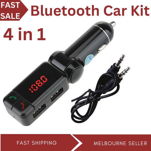 FM Transmitter Wireless Bluetooth Car Kit Handsfree Car Charger MP3 Player USB