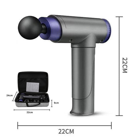 8 Heads Massage Gun Percussion Vibration Muscle Relaxing Therapy Deep Tissue
