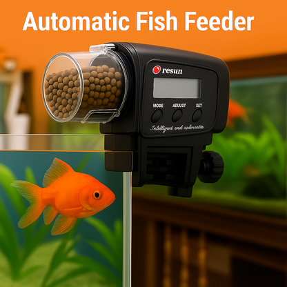 Automatic Fish Food Feeder – Digital LCD Timer for Aquarium & Pond-NEW