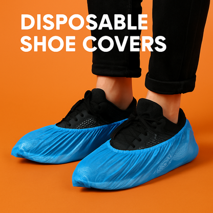 100/300PCS Waterproof Plastic Shoe Covers Rain Outdoor Room Disposable Overshoes -NEW
