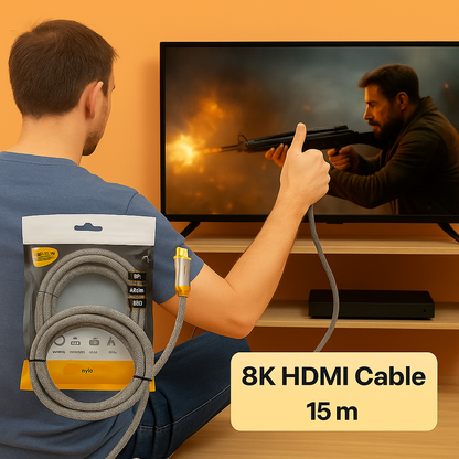 8K HDMI 2.1 Braided Cable-New