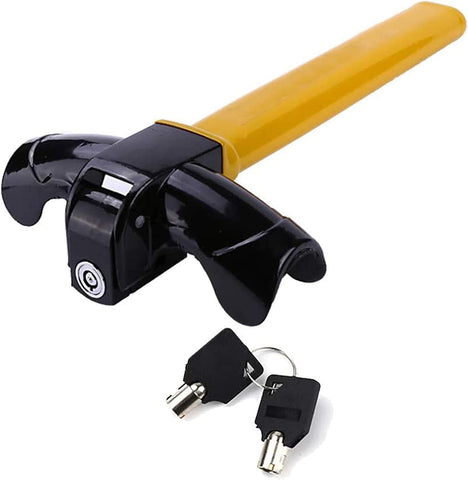 Car Steering Wheel Lock Security Safe Anti-theft Steer Lock Tools W/ 2 Keys