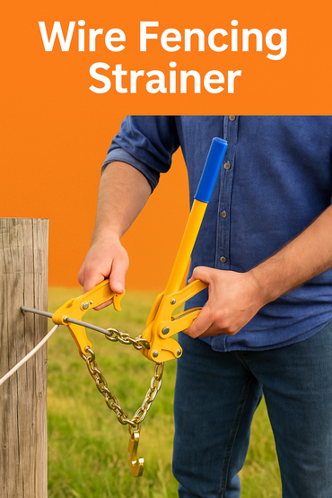 Wire Fencing Strainer Chain Repair Tool for Electric Fence Energiser -NEW