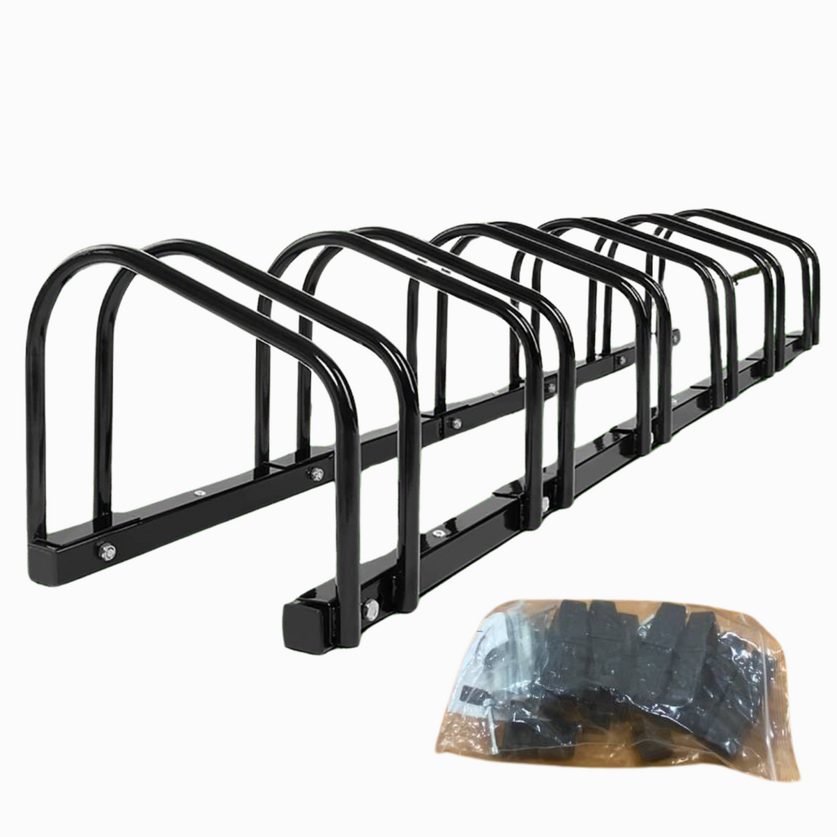 6 Bike Stand Storage Rack Bicycle Parking Cycling Floor Holder Portable