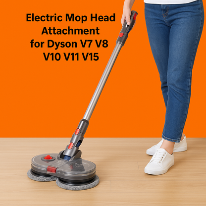 Electric Mop Head Attachment for Dyson V7 V8 V10 V11 V15 – Wet & Dry Floor Cleaner-NEW