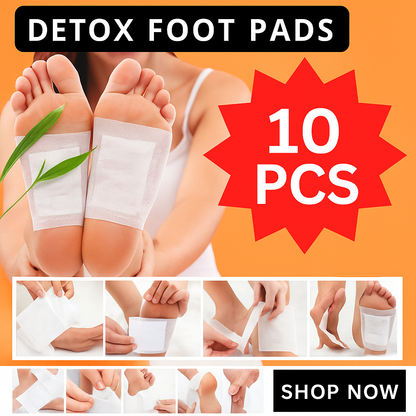 Detox Foot Pads Natural Toxin Removal – 10PCS to 400PCS Adhesive Patches -NEW