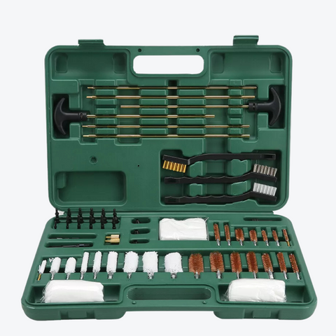 62PC Universal Gun Cleaning Tools Set Pistol Rifle Shotgun Firearm Cleaner Kit