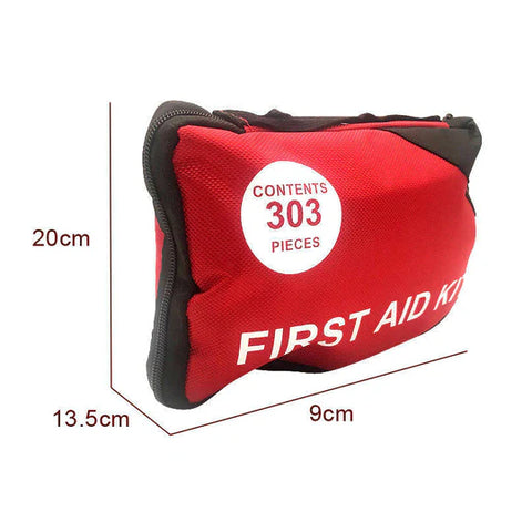 303PCS ARTG Registered First Aid Kit Survival Bag Sticker Family Car Camping AU