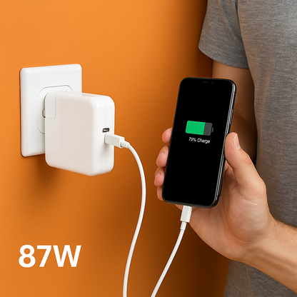 30W USB-C Power Adapter Charger + Cable for MacBook Air/Pro –(NEW)