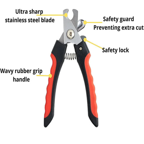 Pet Dog CAT Nail Clippers Professional Toe Cutter Trimmer Grooming Scissors tool