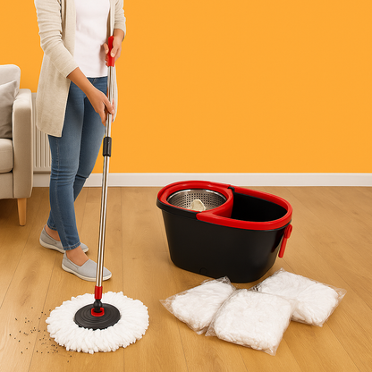 360° Spin Mop Bucket Set New