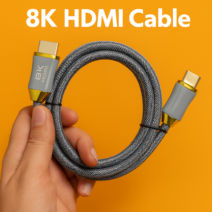 8K HDMI 2.1 Braided Cable-New