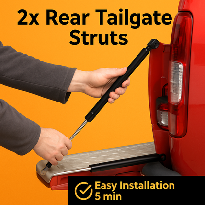 2X Rear Tailgate Struts – Slow Down Gas Damper for Ford Ranger PX / Mazda BT50-NEW