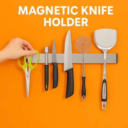 40/50cm Stainless Steel Magnetic Rack Knife Holder Tool Shelf Magnet AU-NEW