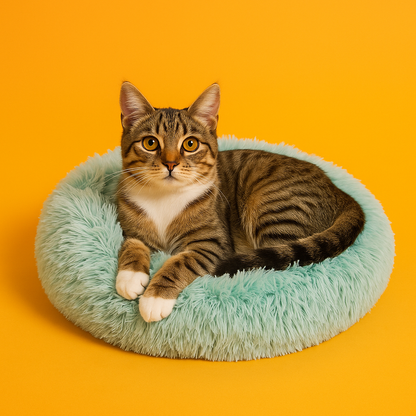 Dog Calming Pet Bed Large 90cm– Anti-Anxiety Plush Bed New